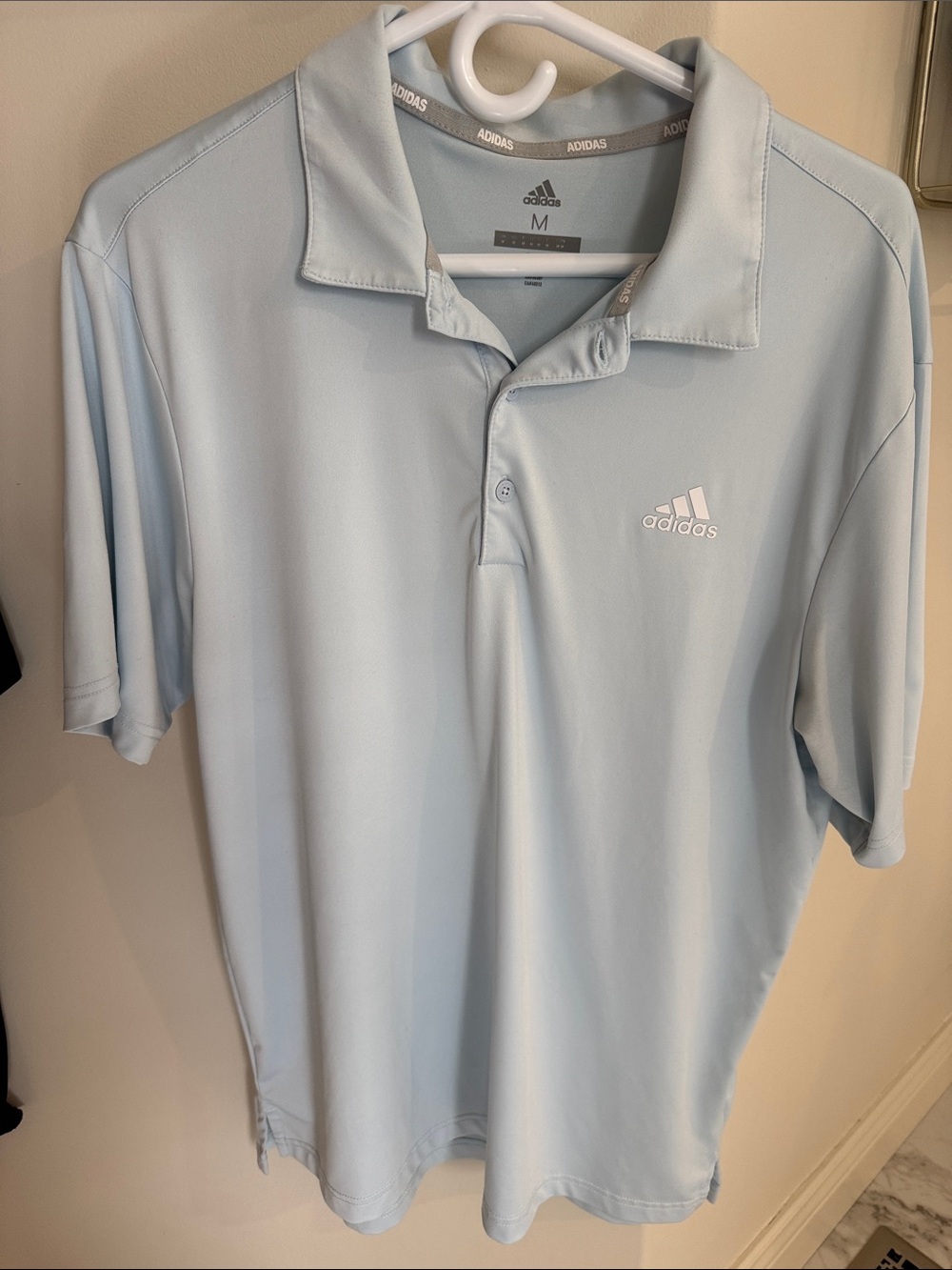 Adidas Men’s Blue Golf Polo Shirt Medium